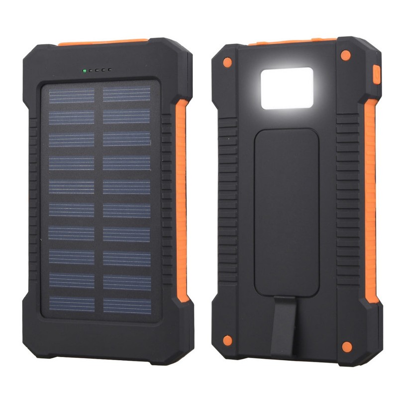 Batterie AKASHI 8000mAh 2 Ports USB torche LED